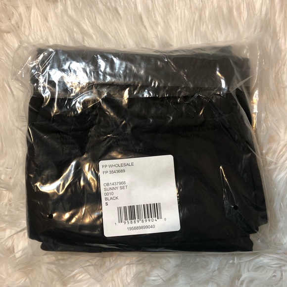 Free People 2 Piece Set, Sunny Set Athleisure Lounge Cropped Sweatshirt & Shorts - Picture 5 of 11